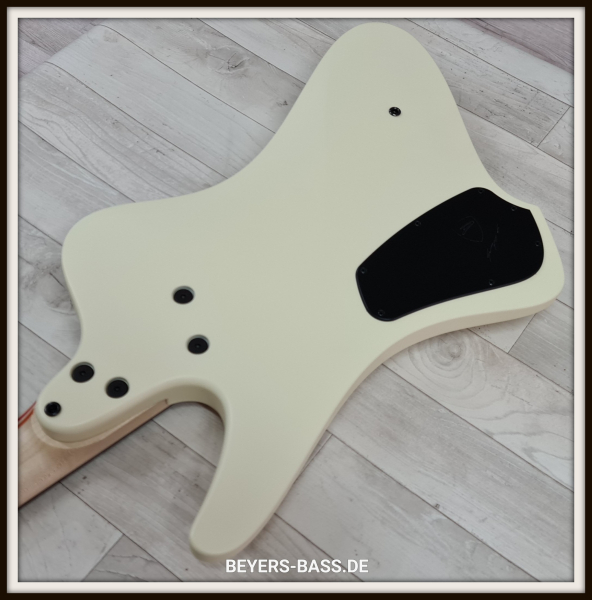 Dingwall D-Roc Custom Shop 5-String, 3 Pickups, Custom Color Creme White/70's Striping Gloss